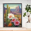 Desert Cactus Flower-Full Round Diamond Painting