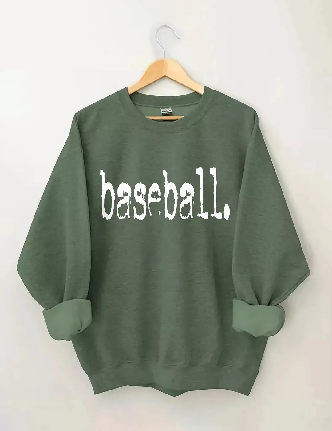 Baseball Typography Design Sweatshirt