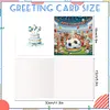 (US Local)6PCS DIY Diamond Art Greeting Cards Congratulations Cards & Gifts (Football)