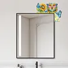 (US Local)Sunflowers Butterflies 5D DIY Wooden Diamond Painting Door Topper (Right)