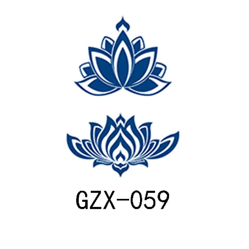 Herbal Semi-Permanent Tattoo Sticker Net Red Tattoo Sticker Waterproof Sweat Lasting Herbal Tattoo Sticker