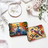 2pcs DIY Diamond Art Diamond Dot Card Pack Diamond Painting Coin Pouch (Peacock)