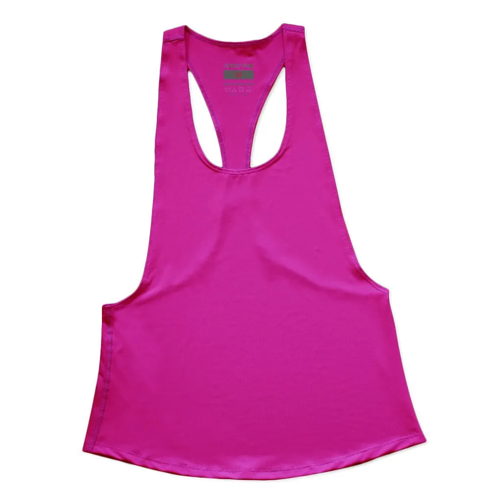 Racerback Fitness Yoga Vest Loose Sleeveless Sport T Shirt Women Backless Yoga Tank Top Quick Dry Athletic Running Shirts