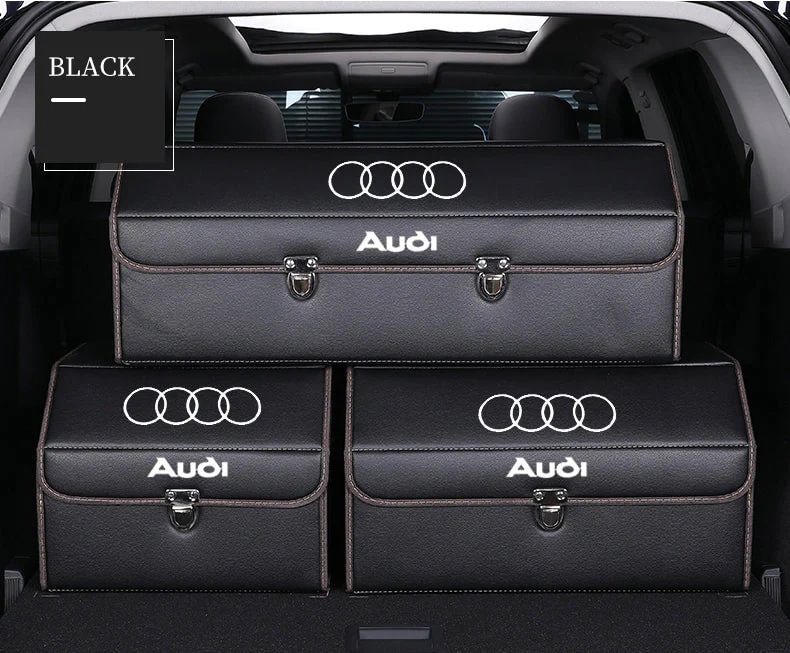 Car Trunk Leather Storage Box