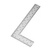 Mini 5x10cm Measuring Ruler Stainless Steel Square For Student Carpenter
