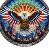 >SALE<Animal Diamond Art Hanging Pendant Colorful Home Windows Decor (Eagle)