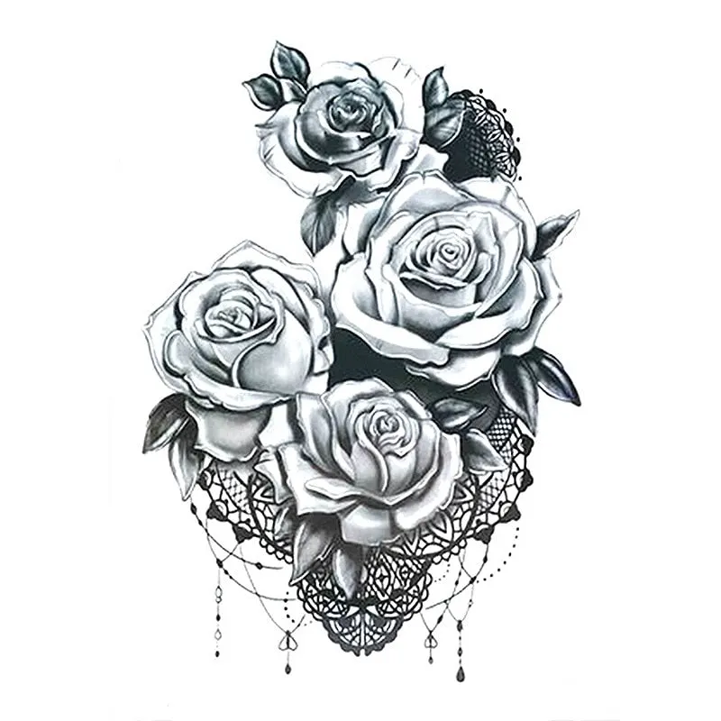 2021 New Fashion Geometry cool Temporary Tattoo Sticker Women Minimalist lines pattern Body Art New Design Fake Men Tattoos