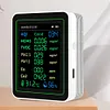 12 in 1 Air Quality Monitor Real-time Carbon Dioxide Detector PM2.5 PM10 Tester