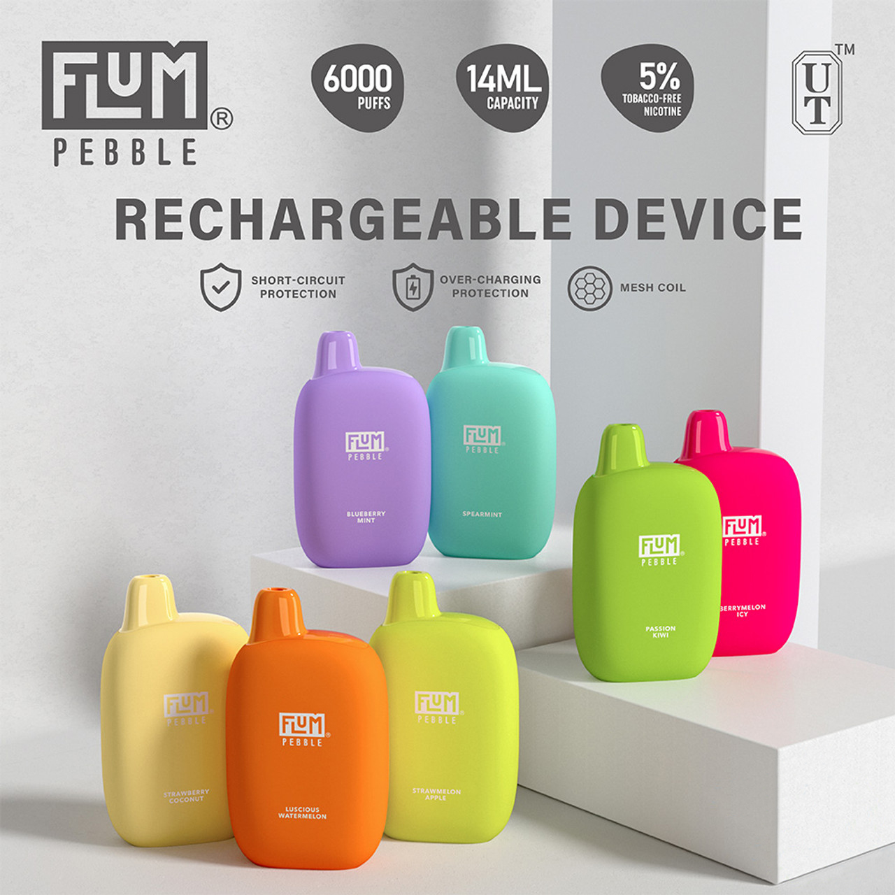 Flum Pebble 6000 Puffs Disposable