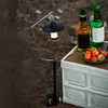 Camping Light Holder Aluminum Alloy Portable Lamp Bracket for Outdoor Garden BBQ