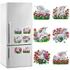 >SALE<6Pcs Tulip Horse Pattern DIY Acrylic DIY Diamond Painting Fridge Magnets Kit