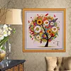 Season Tree-14CT Stamped Cross Stitch Kit(44x44cm)