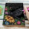 (US Local)DIY Diamond Art Diary Book Journal Notebook 60Pages A5(Dragonfly English Letter)