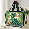 DIY Diamond Painting Portable Travel Makeup Bag Transparent PET Large Capacity Cosmetic Bag Kits