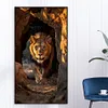 Diamond Painting-DIY Full Round Drill Lion(70*40 CM)