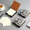 Furry Cats PU Diamond Painting Notecard Box 5D DIY Diamond Art Note Box