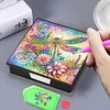 Dragonfly Diamond Painting Memo Pad Holder Mosaic Kit for DIY Art Craft