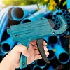PVC Pipe Pistol Cutter with SK5 Steel Blade Plastic Tube Scissors Ratchet Cutter