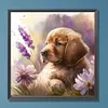 Golden Retriever Puppy-Paint by Numbers Acrylic Painting 40*40CM