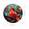 Cardinal Glass Painting-Paint by Numbers Acrylic Painting 40*40CM