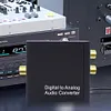 192KHz Digital to Analog Audio Converter SPDIF Optical to L/R RCA Converter
