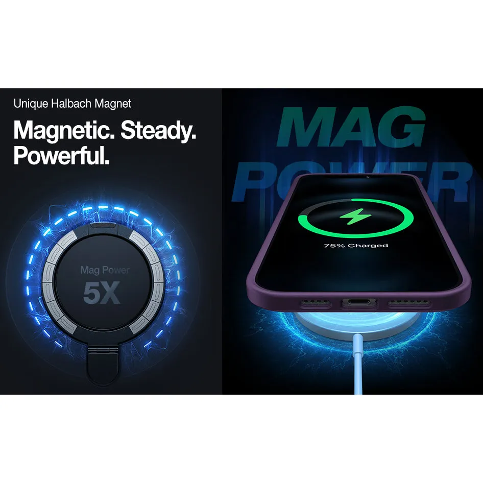 Suitable For iPhone 13/14 Series Invisible Bracket Skin Friendly Magnetic Phone Shell
