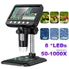 4.3 Inch Digital Microscope with 8 LED 1000X Handheld Portable Digital Magnifier