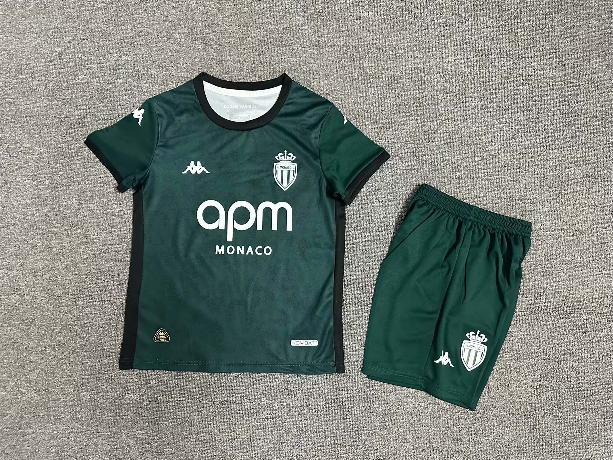 2024-2025 KIDS AS Monaco Away Football Shirt 1:1 Thai Quality