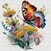 (Multi-Style) Flowers-11CT Stamped Cross Stitch 40*40cm/15.75*15.75in