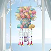 Double Sided Colorful Pattern 5D DIY Crystal Rhinestone Wind Bell Suncatcher Hanging Kits