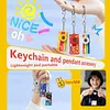 Thumb Camera with Long Battery Life Mini Camera Keychain Bag Charms with 1.47In IPS Screen 1440p 2K for Beginners Teens and Adults