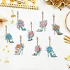 8pcs/set DIY Diamond Painting Special Shape Double Sided Diamond Art Ornaments Keychain Kit