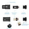 Male/Female 3 Pin Compact XLR Microphone Solder Adapter Connector with Wrench