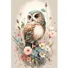 Flower Owl-11CT Stamped Cross Stitch 40*60cm(Big Size)