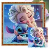 (Multi-Style) Princess And Stitch Disney-11CT Stamped Cross Stitch 40*40cm