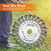 Grass Trimmer Disc Steel Wire Trimmer Head Garden Power Tool Accessories (5in)