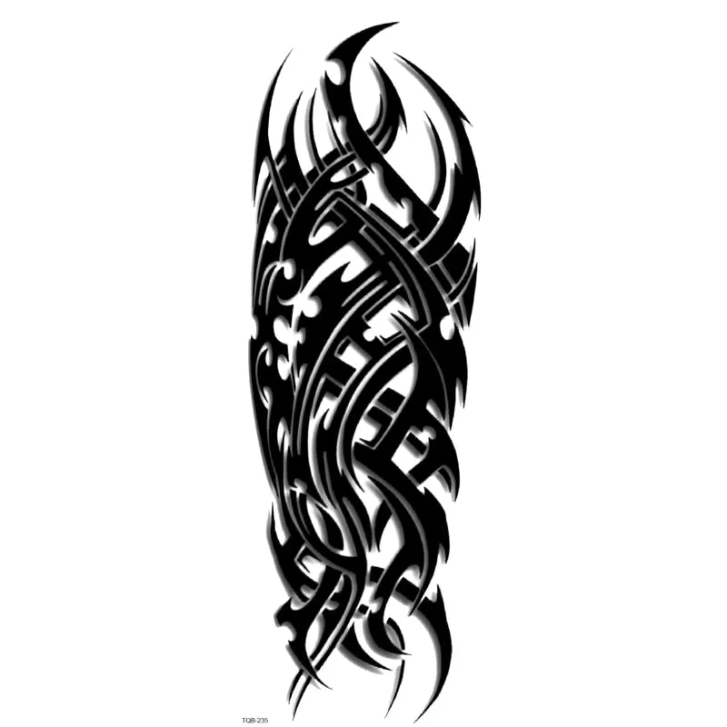 Fake Tattoo Dragon For Men Waterproof Sleeves Angel Tiger Snake Animal Stickers Waterproof Temporary Tattoos Skeleton Hand