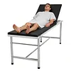 [US Local Warehouse] Medical Exam Table Adjustable Backrest Massage Table with Paper Roll Dispenser Hospital Bed for Home Use Clinic Hospital Tattoo Spa