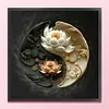 Lotus-11CT Stamped Cross Stitch Kit(40*40cm)