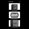 3 Lamp Bead Bike Front Light Night Riding Safety Headlight Digital Display Lamp