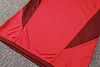 Joyfball 2024/2025 Brazil International Half-Pull Training Suit Red Football Shirt 1:1 Thai Quality