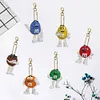 6pcs/set DIY Diamond Painting Chocolate Bean Keychains Kit
