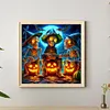 Diamond Painting-DIY Full Round Drill Halloween Skull(40*40 CM)
