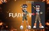 Lighdramon & Davis Motomiya & V-mon & Fladramon & Lifting Egg Davis Motomiya - Digimon Resin Statue - DMX Studios