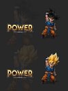 WCF Scale Spirit Bomb Normal & Super Saiyan Son Goku - Dragon Ball Statue - Power Studio