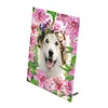 Special Shape Pink Lily Table Top Diamond Painting Frame Kits for Families