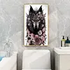 5D DIY Full Round Drill Diamond Painting Wolf Kit Art Home Decoration (NH3249)