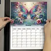 Special Shaped Butterfly Flower 5D DIY Diamond Art Monthly Planner Kit