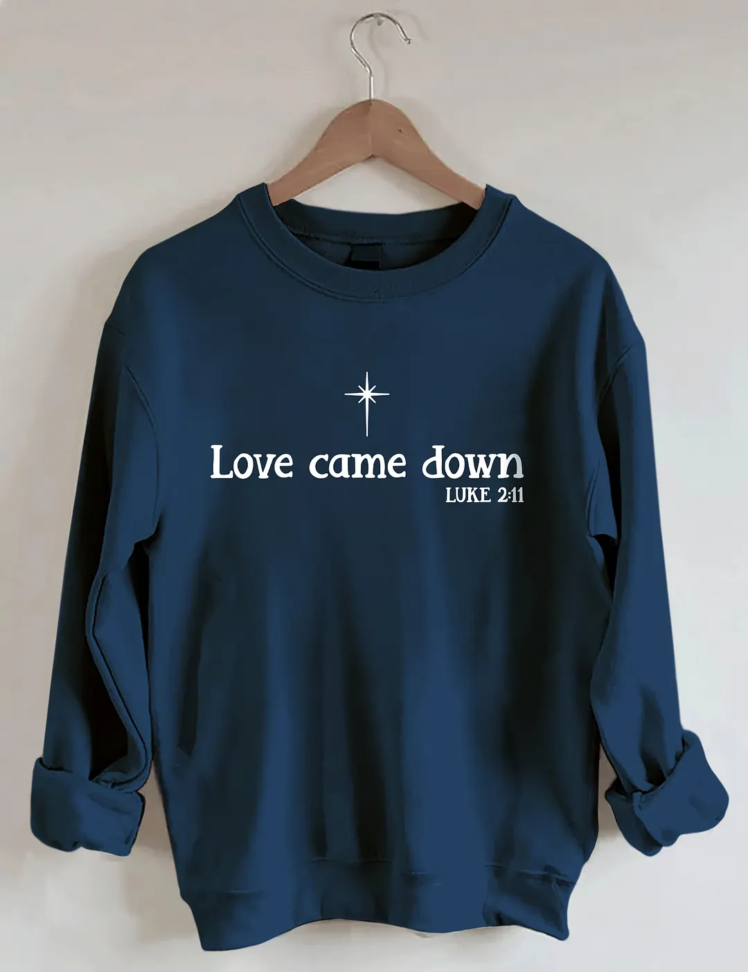 Love Come Down Christmas Nativity Sweatshirt