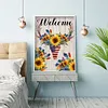 Diamond Painting -DIY Full Square Drill Sunflower Deer Head